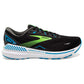 Men's Adrenaline GTS 23 Running Shoe- Black/Hawaiian Ocean/Green- Wide (2E)