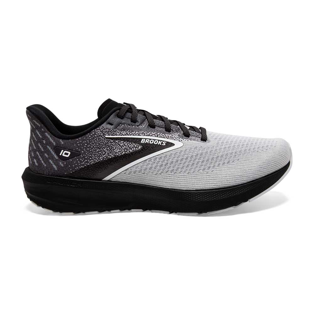 Men's Launch 10 Running Shoe - Black/Blackened Pearl/White - Regular ...