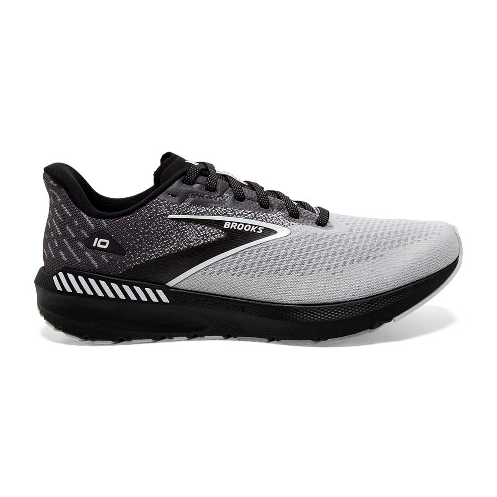 Men's Launch GTS 10 Running Shoe - Black/Blackened Pearl/White - Regular (D)