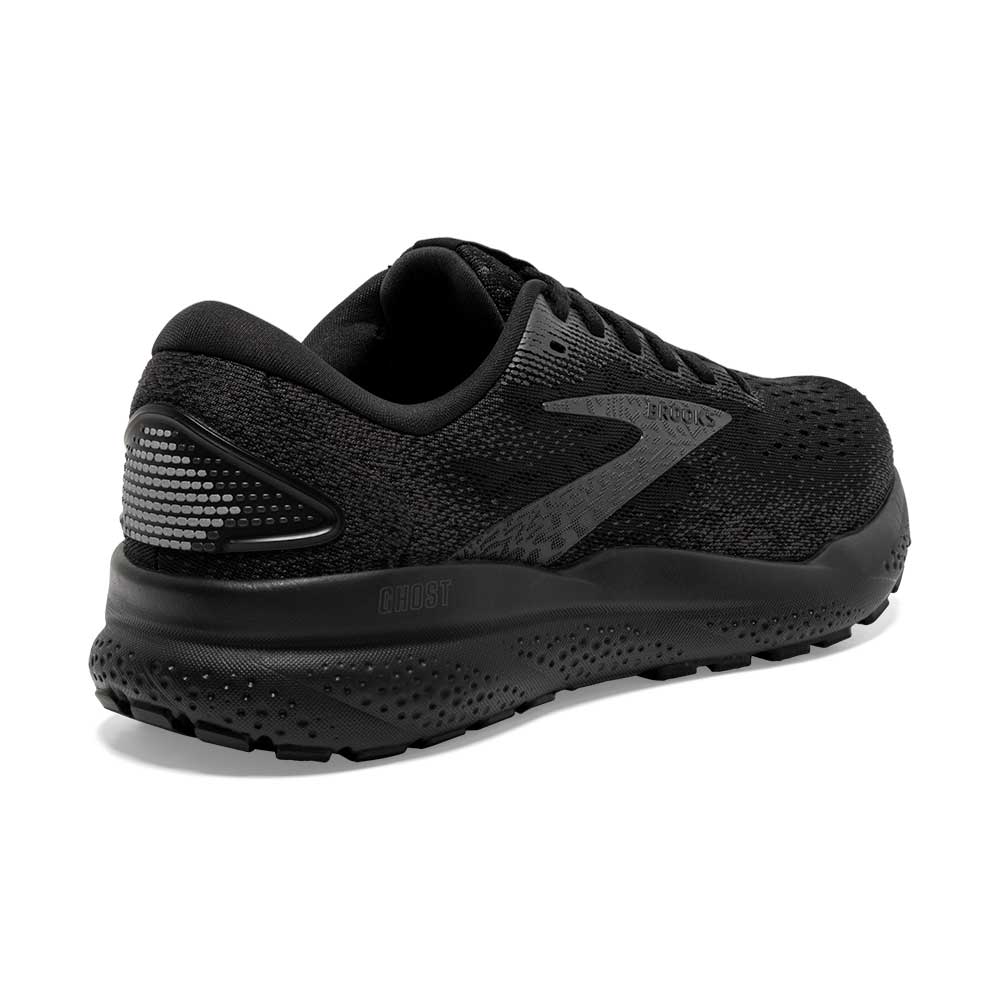 Men's Ghost 16 Running Shoe - Black/Black/Ebony - Wide (2E)