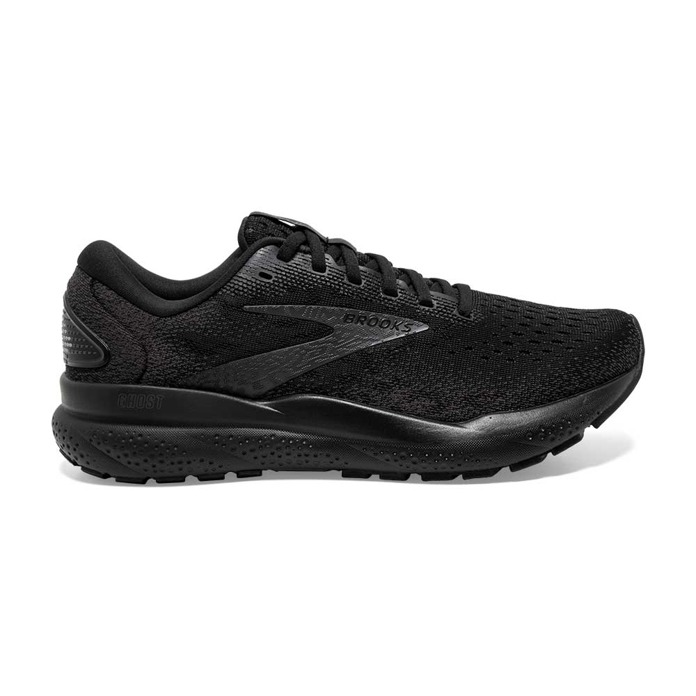 Men's Ghost 16 Running Shoe - Black/Black/Ebony - Regular (D)