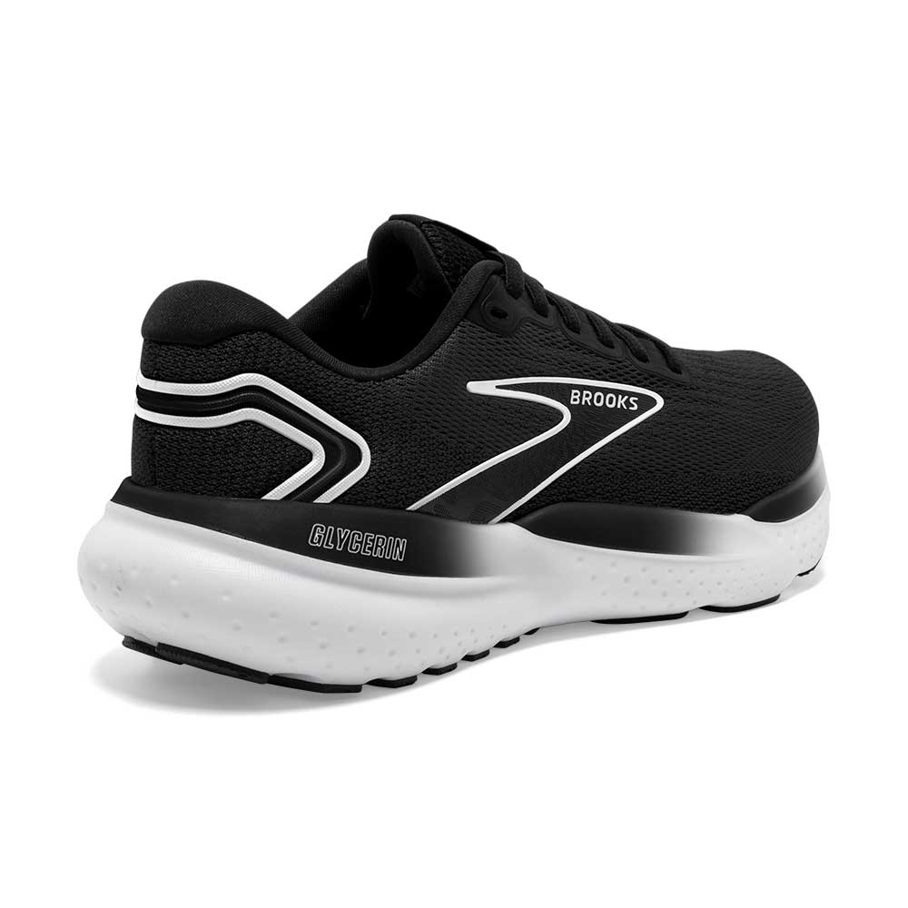 Men's Glycerin 21 Running Shoe - Black/Grey/White- Regular (D ...