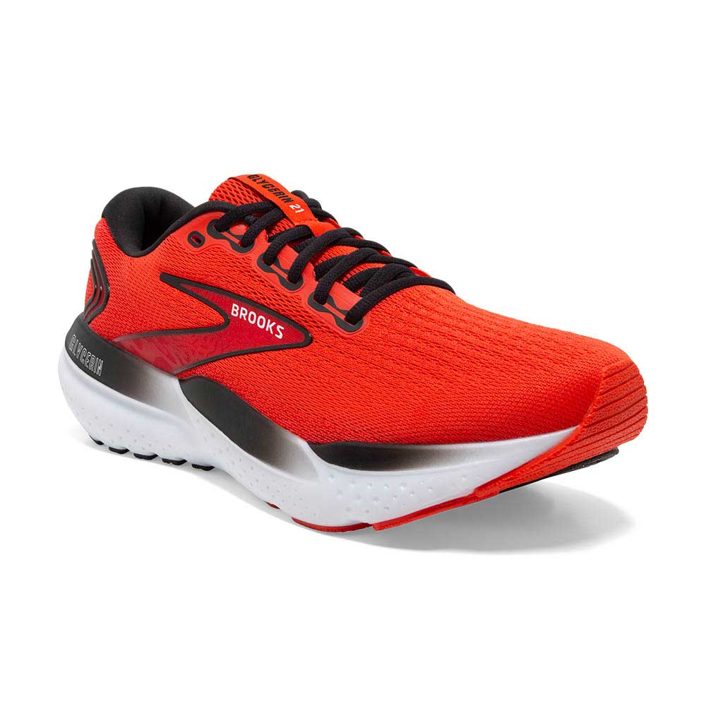 Men's Glycerin 21 Running Shoe - Grenadine/Salsa/Black - Regular (D)