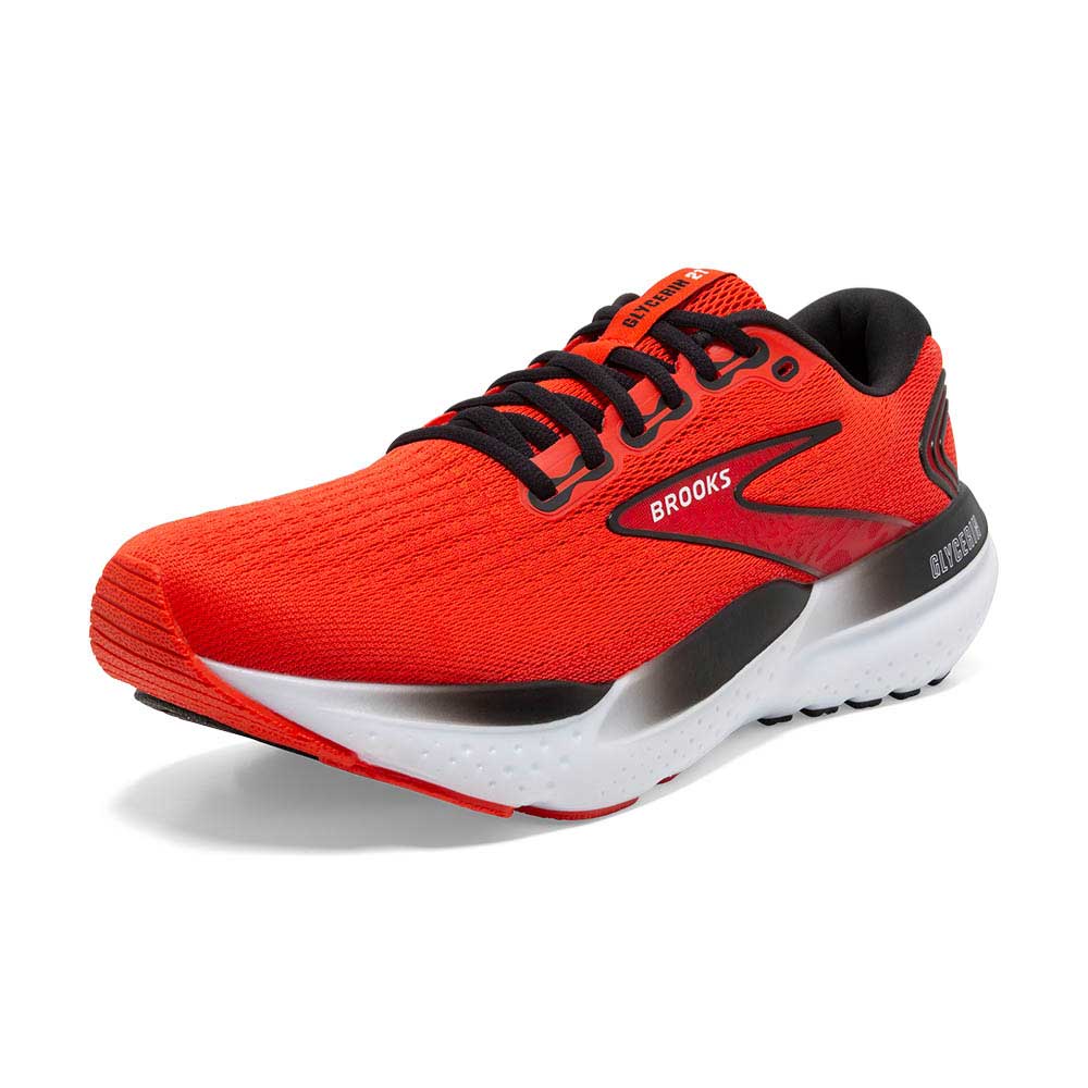 Men's Glycerin 21 Running Shoe - Grenadine/Salsa/Black - Regular (D)