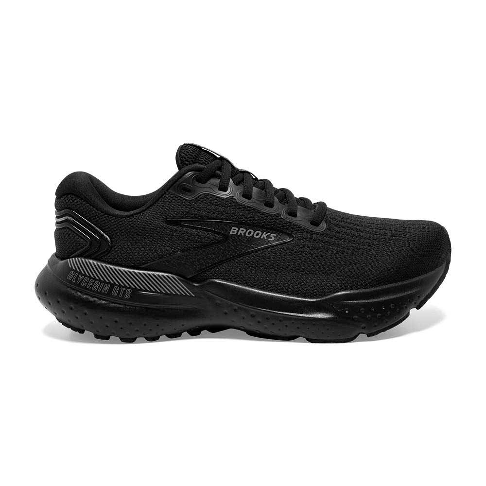 Men's Glycerin GTS 21 Running Shoe - Black/Black/Ebony - Regular (D)
