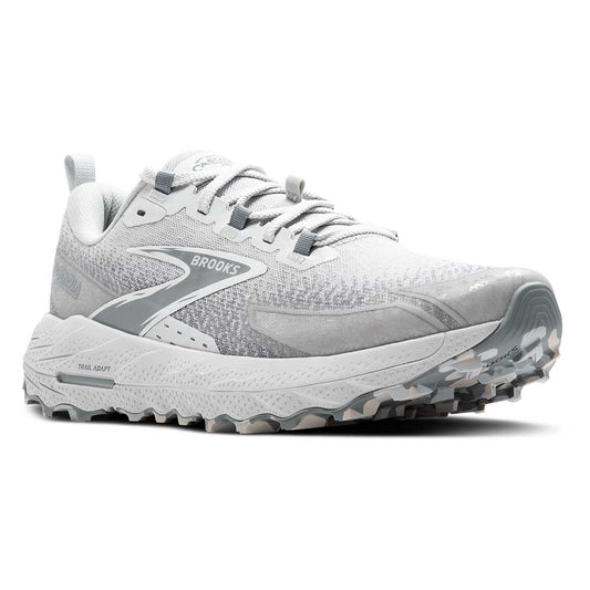 Men's Cascadia 18 Running Shoe - Oyster/Primer Grey/Coconut - Regular (D)