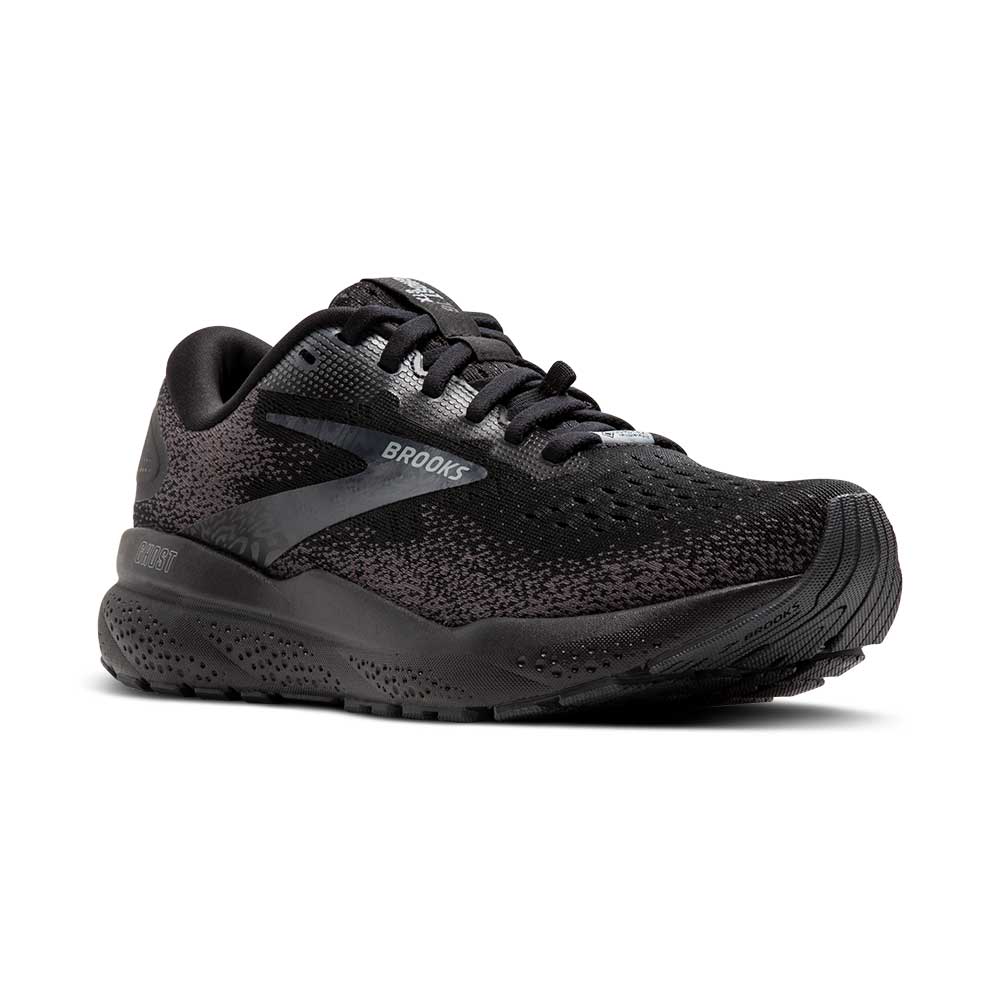 Men's Ghost 16 GTX Running Shoe - Black/Black/Ebony - Regular (D)