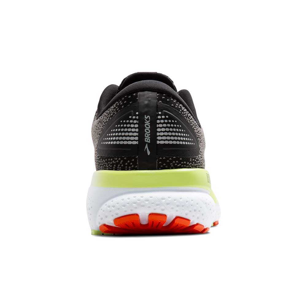 Men's Ghost 16 GTX Running Shoe - Black/Mandarin Red/Green - Regular (D)