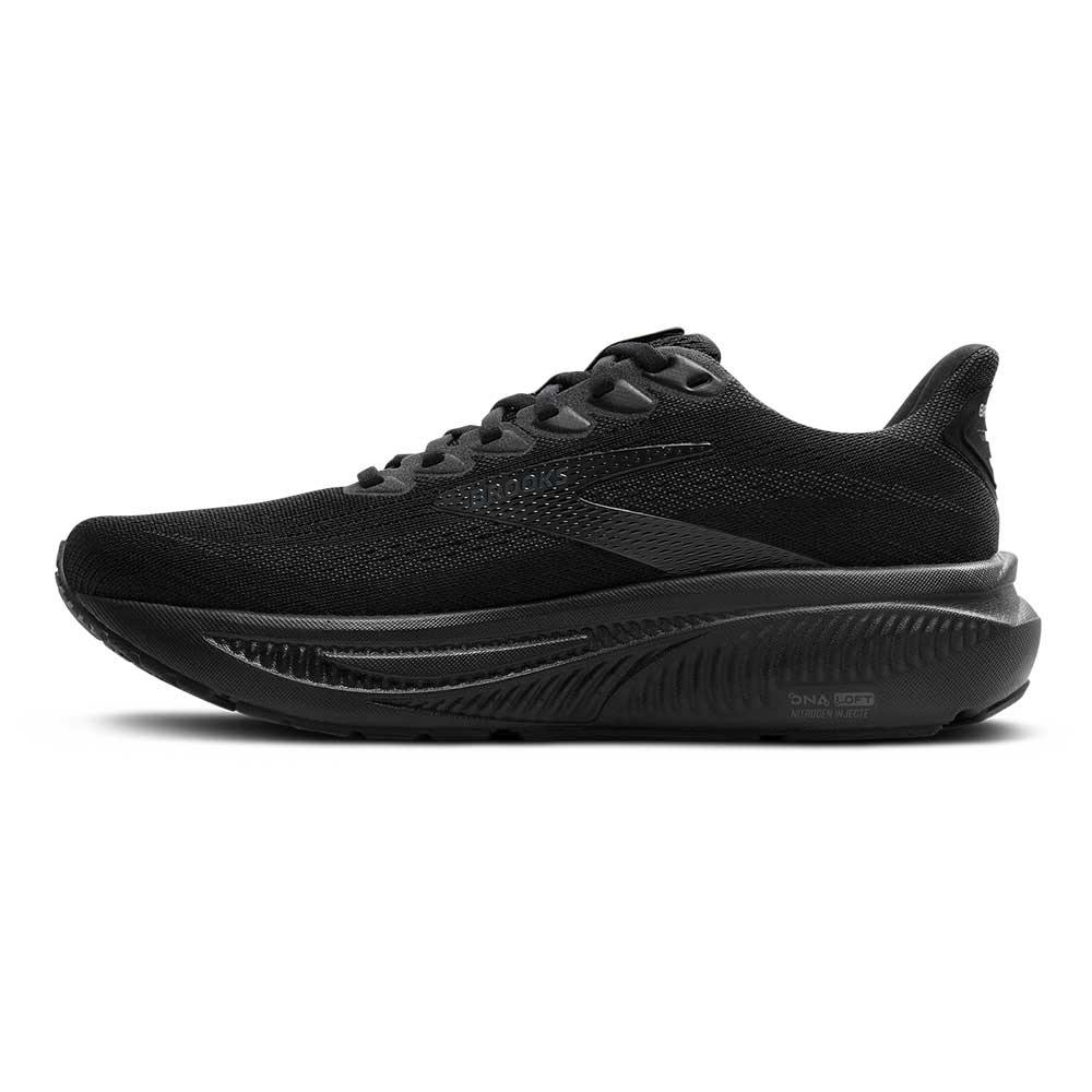 Men's Ghost 17 Running Shoe - Black/Black/Ebony - Wide (2E)