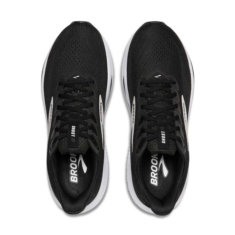 Men's Ghost 17 Running Shoe - Black/Grey/White - Wide (2E)