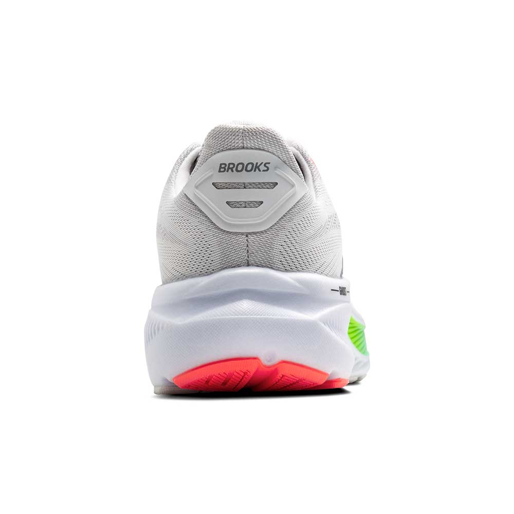 Men's Ghost 17 Running Shoe - White/Pink Clay/Gecko