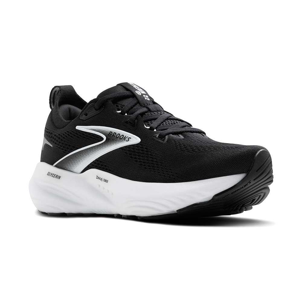 Men's Glycerin 22 Running Shoe - Black/Grey/White - Regular (D)