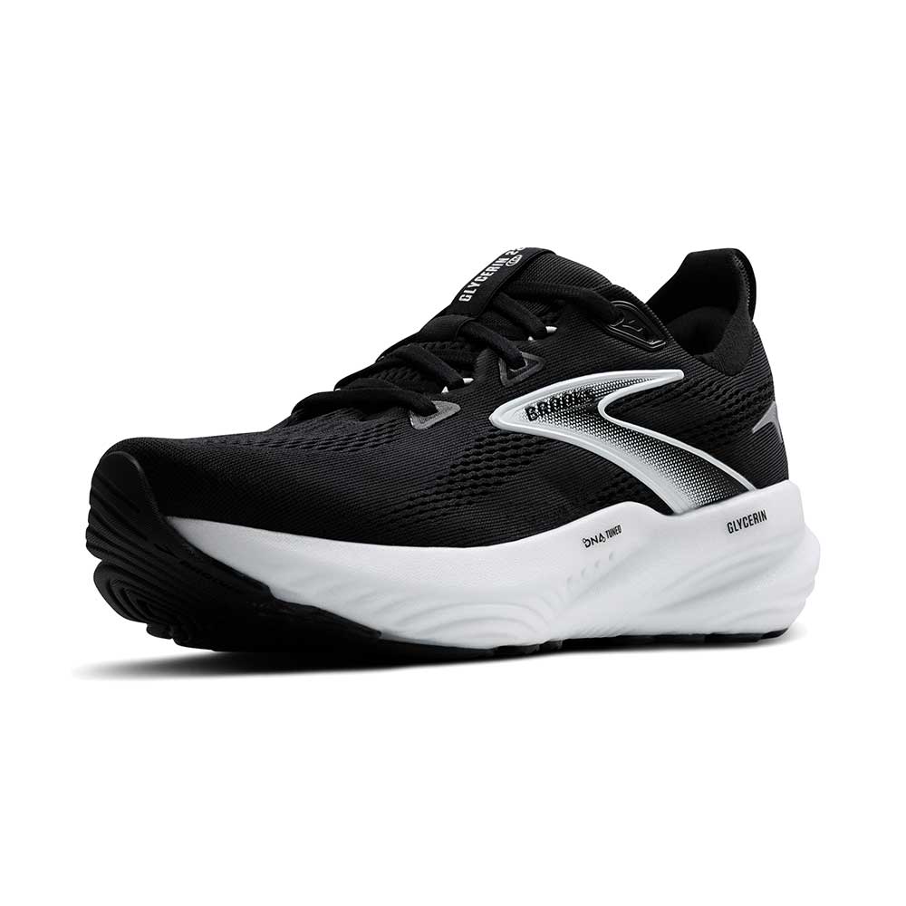 Men's Glycerin 22 Running Shoe - Black/Grey/White - Regular (D)