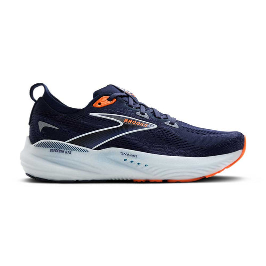 Men's Glycerin GTS 22 Running Shoe - Peacoat/Blue Ribbon/Orange - Regular (D)