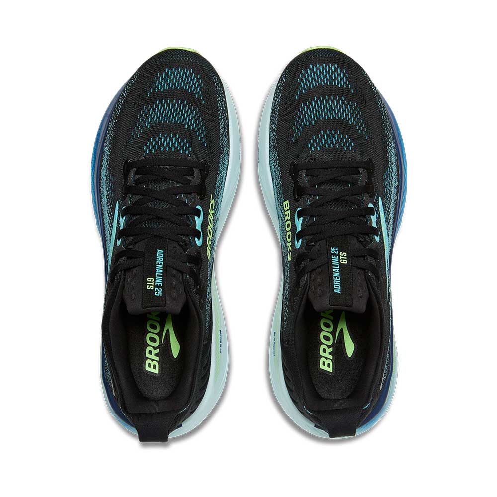 Men's Adrenaline GTS 25 Running Shoe - Black/Ipanema/Mint - Regular (D)