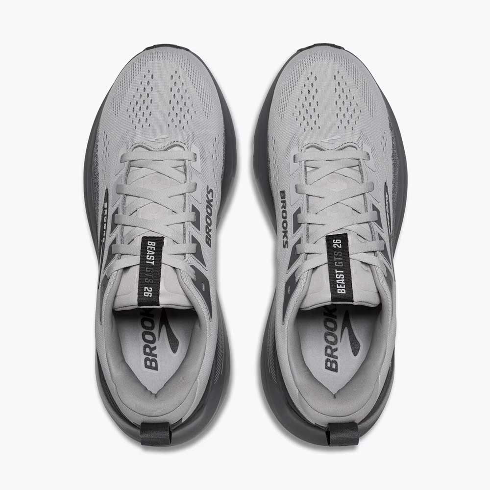 Men's Beast GTS 26 Running Shoe - Gray/Gray/Blackened Pearl - Wide (2E)