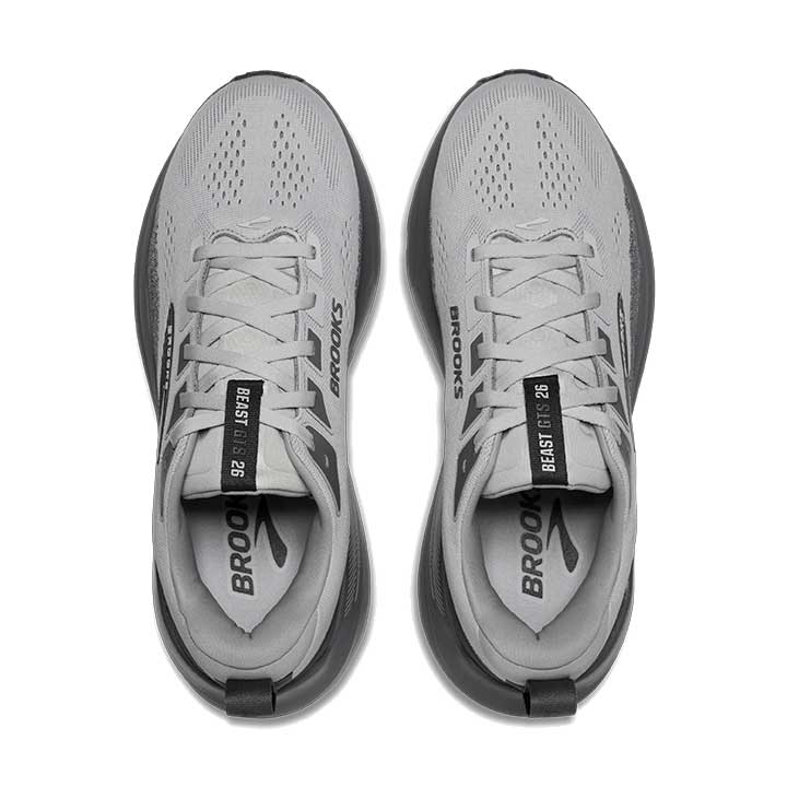 Men's Beast GTS 26 Running Shoe - Gray/Gray/Blackened Pearl - Extra Wide (4E)