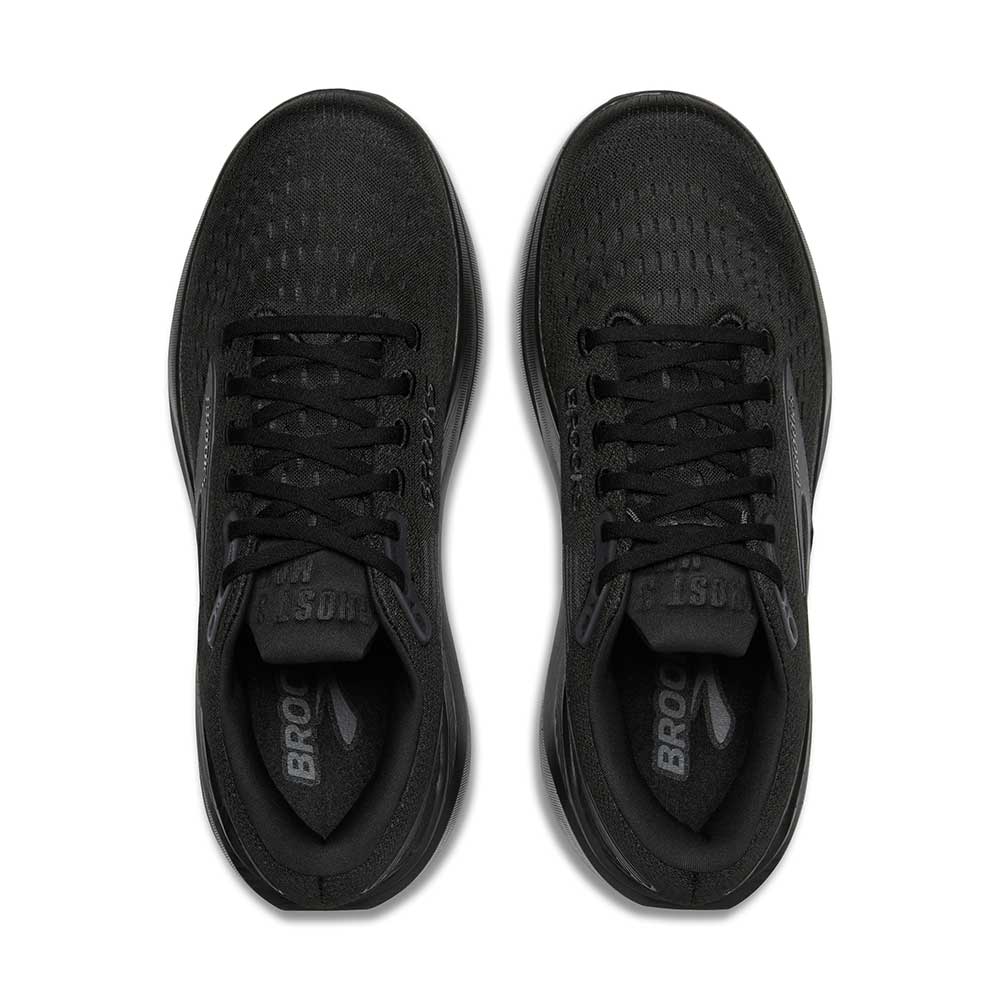 Men's Ghost Max 3 Running Shoe - Black/Black/Ebony - Extra Wide (4E)