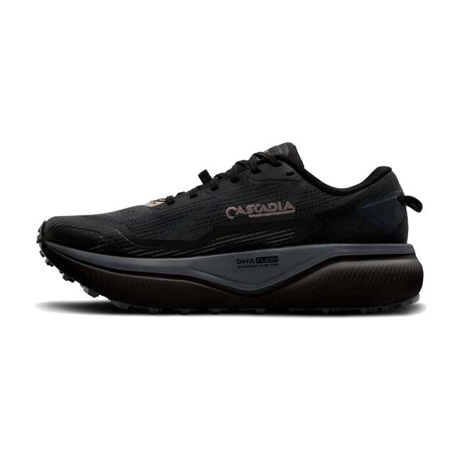 Men's Cascadia 20 GTX Trail Running Shoe - Black/Ebony/Nocturnal - Regular (D)