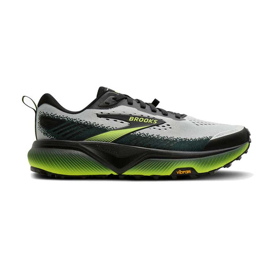 Men's Cascadia 20 Trail Running Shoe - Grey/Black/Nightlife - Regular (D)