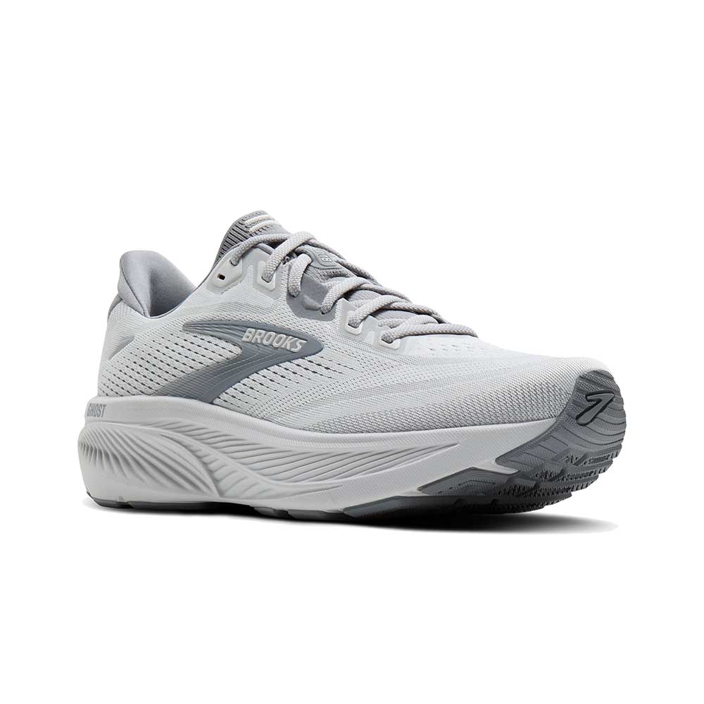 Men's Ghost 18 Running Shoe - Primer Grey/Oyster Mushroom - Wide (2E)