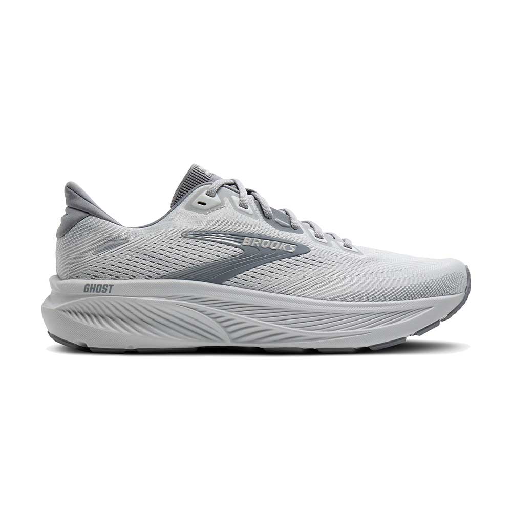Men's Ghost 18 Running Shoe - Primer Grey/Oyster Mushroom - Wide (2E)
