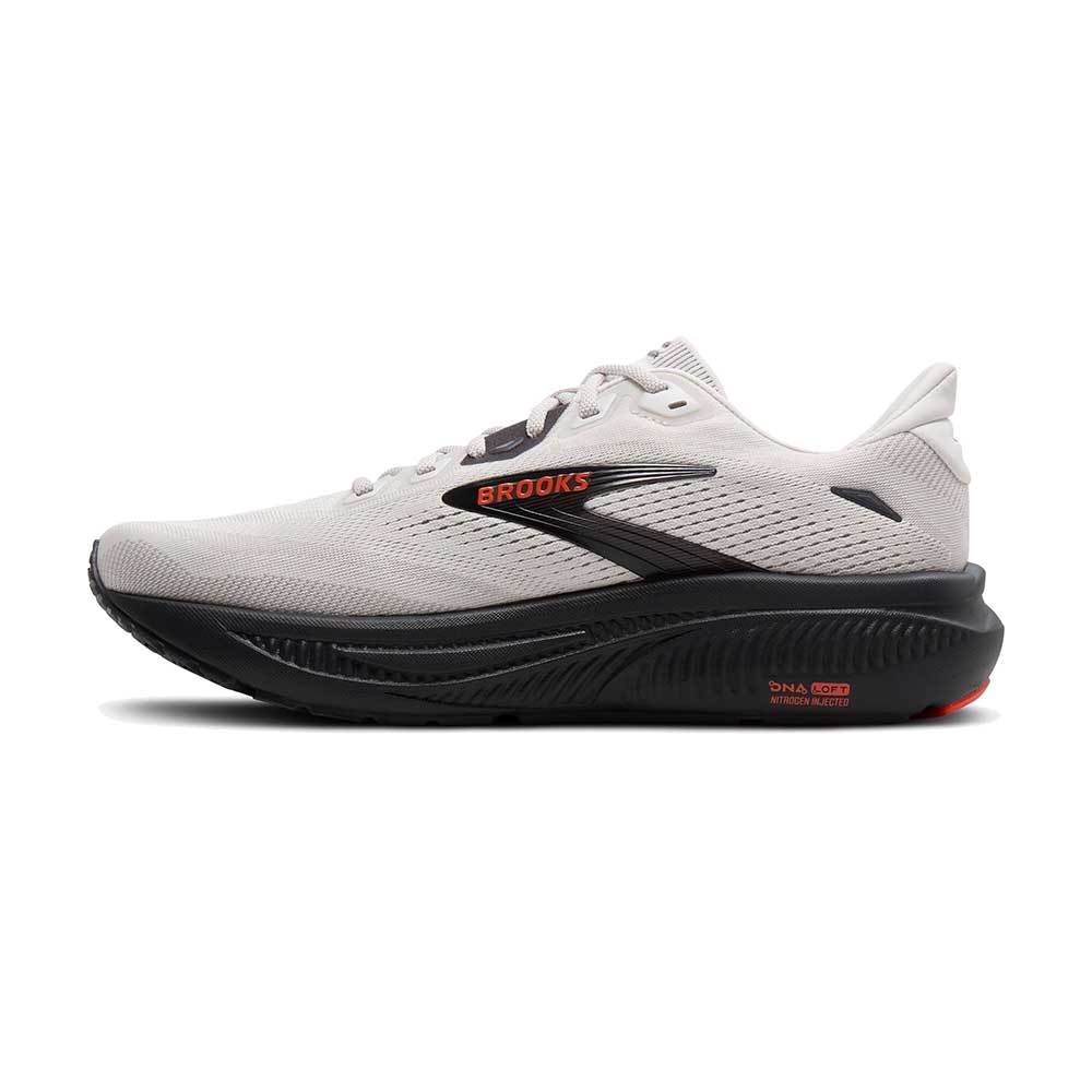 Men's Ghost 18 Running Shoe - Coconut/Pearl/Tigerlily - Wide (2E)