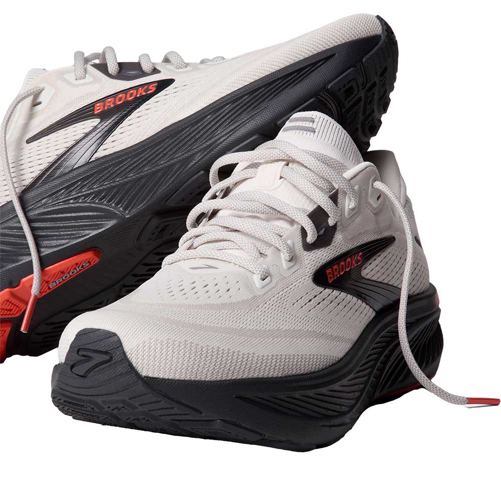 Men's Ghost 18 Running Shoe - Coconut/Pearl/Tigerlily - Regular (D)