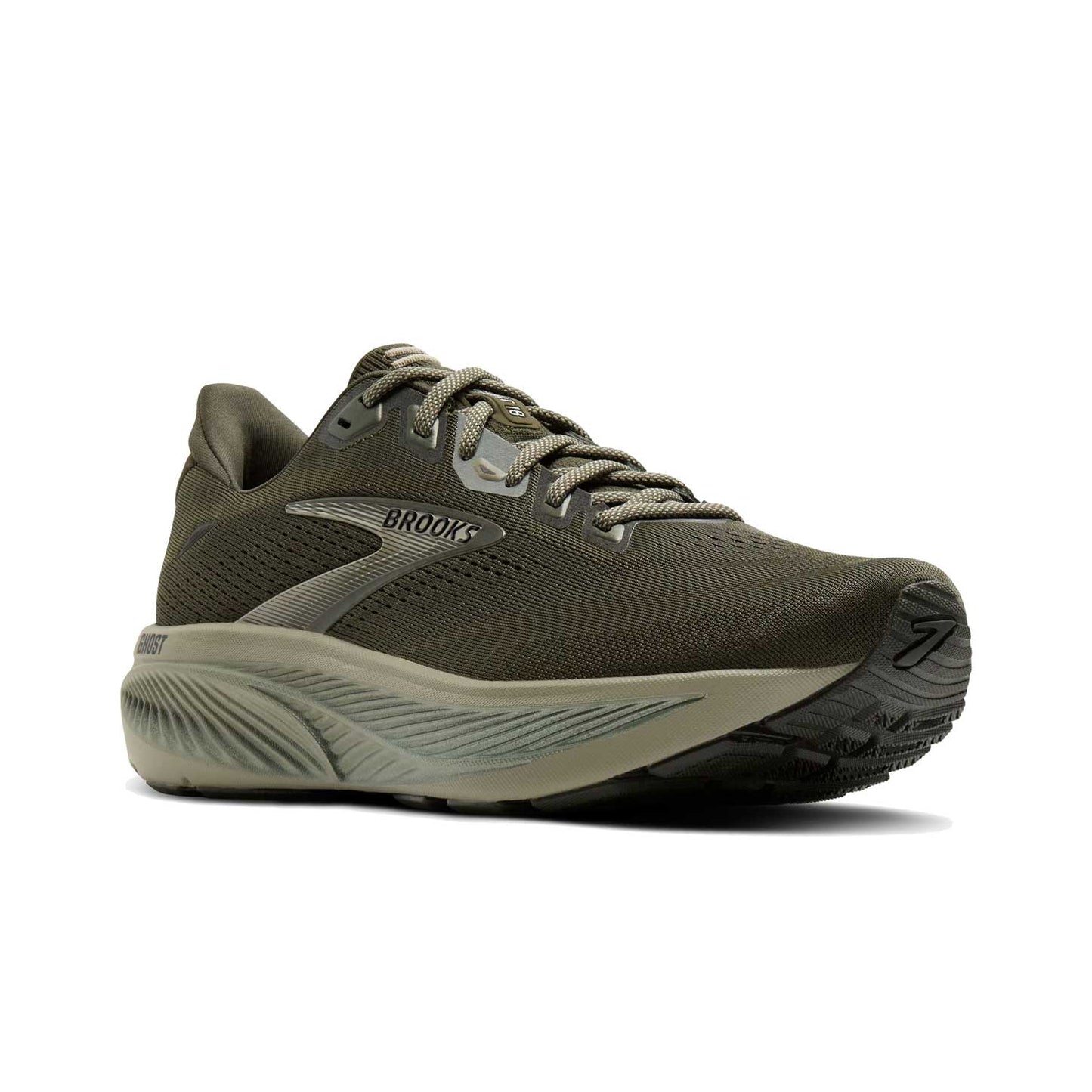 Men's Ghost 18 Running Shoe - Forest Night/Green/Black - Regular (D)