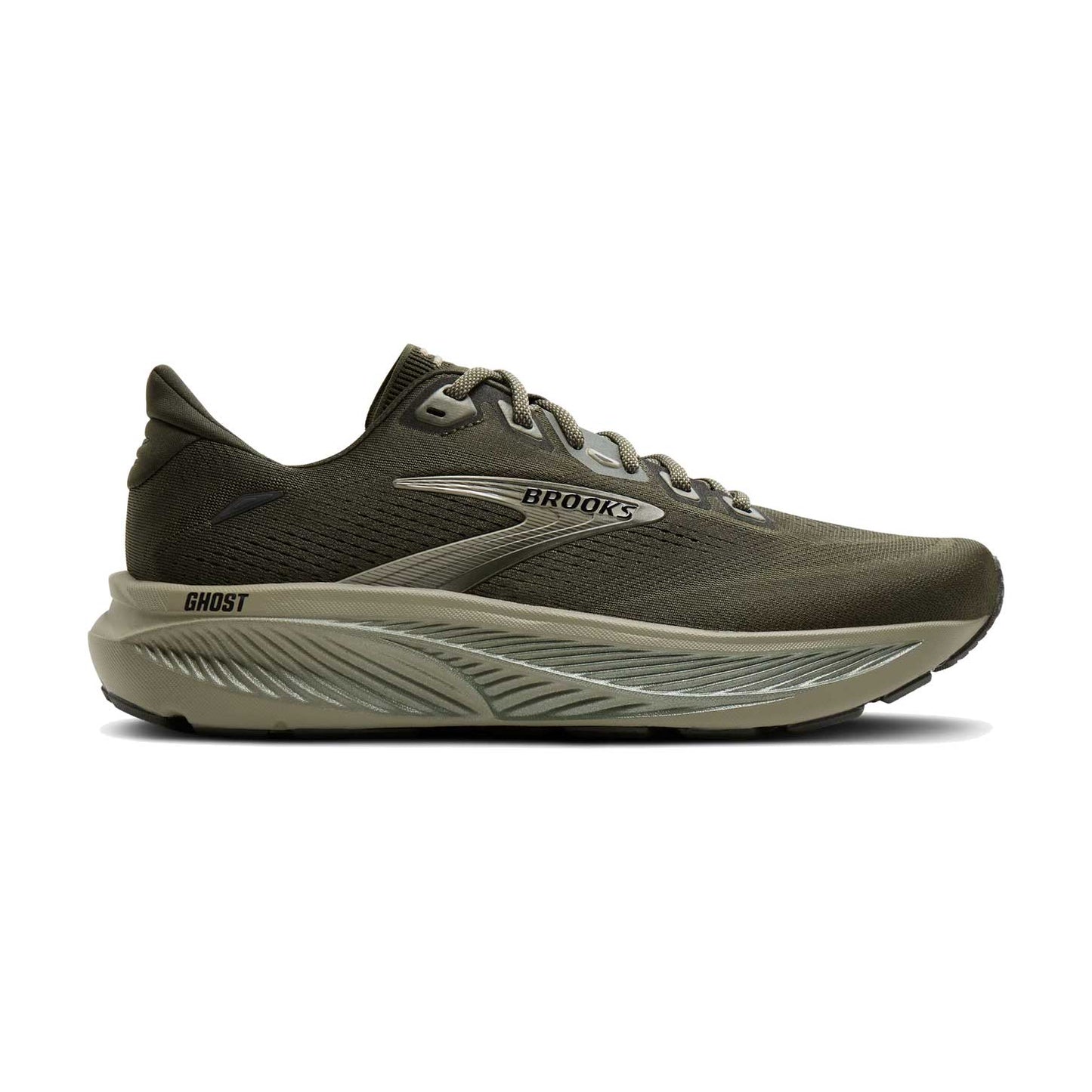 Men's Ghost 18 Running Shoe - Forest Night/Green/Black - Regular (D)