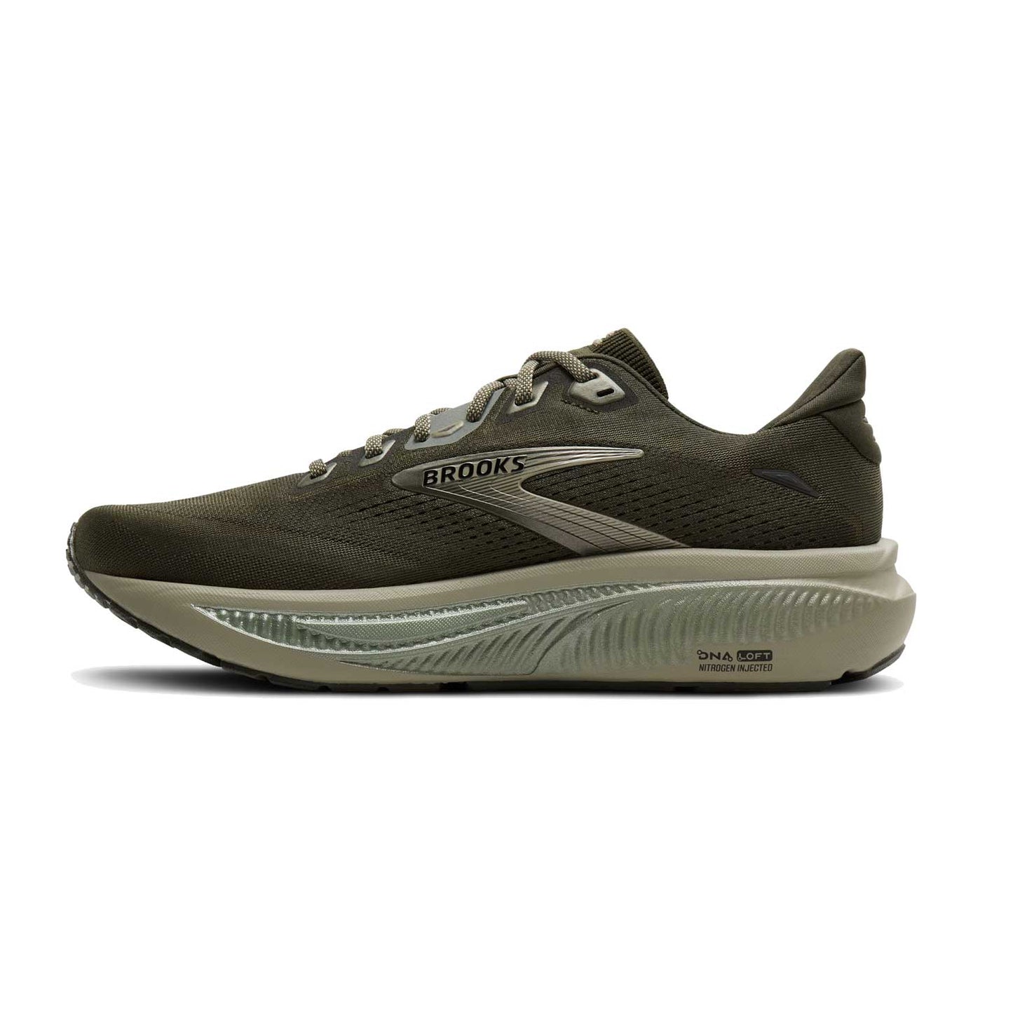 Men's Ghost 18 Running Shoe - Forest Night/Green/Black - Regular (D)