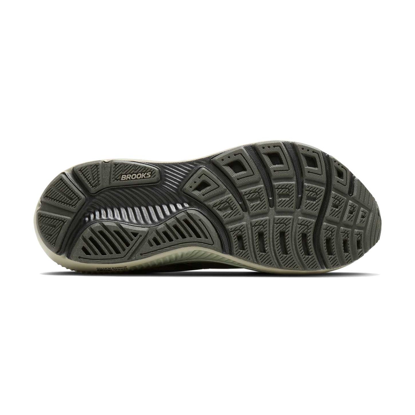Men's Ghost 18 Running Shoe - Forest Night/Green/Black - Regular (D)