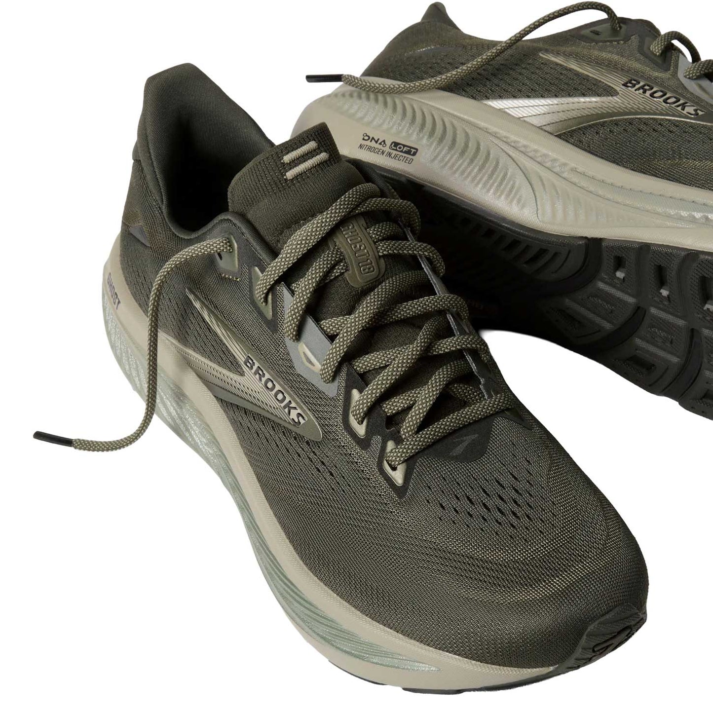 Men's Ghost 18 Running Shoe - Forest Night/Green/Black - Regular (D)