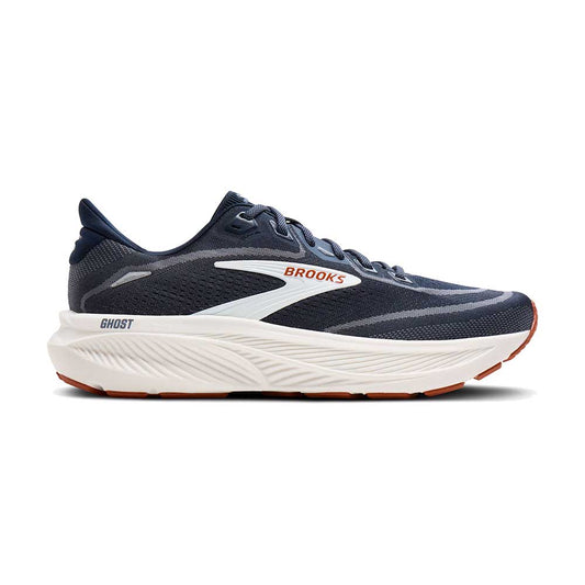 Men's Ghost 18 Running Shoe - Navy Blazer/Red Earth/Blue - Regular (D)