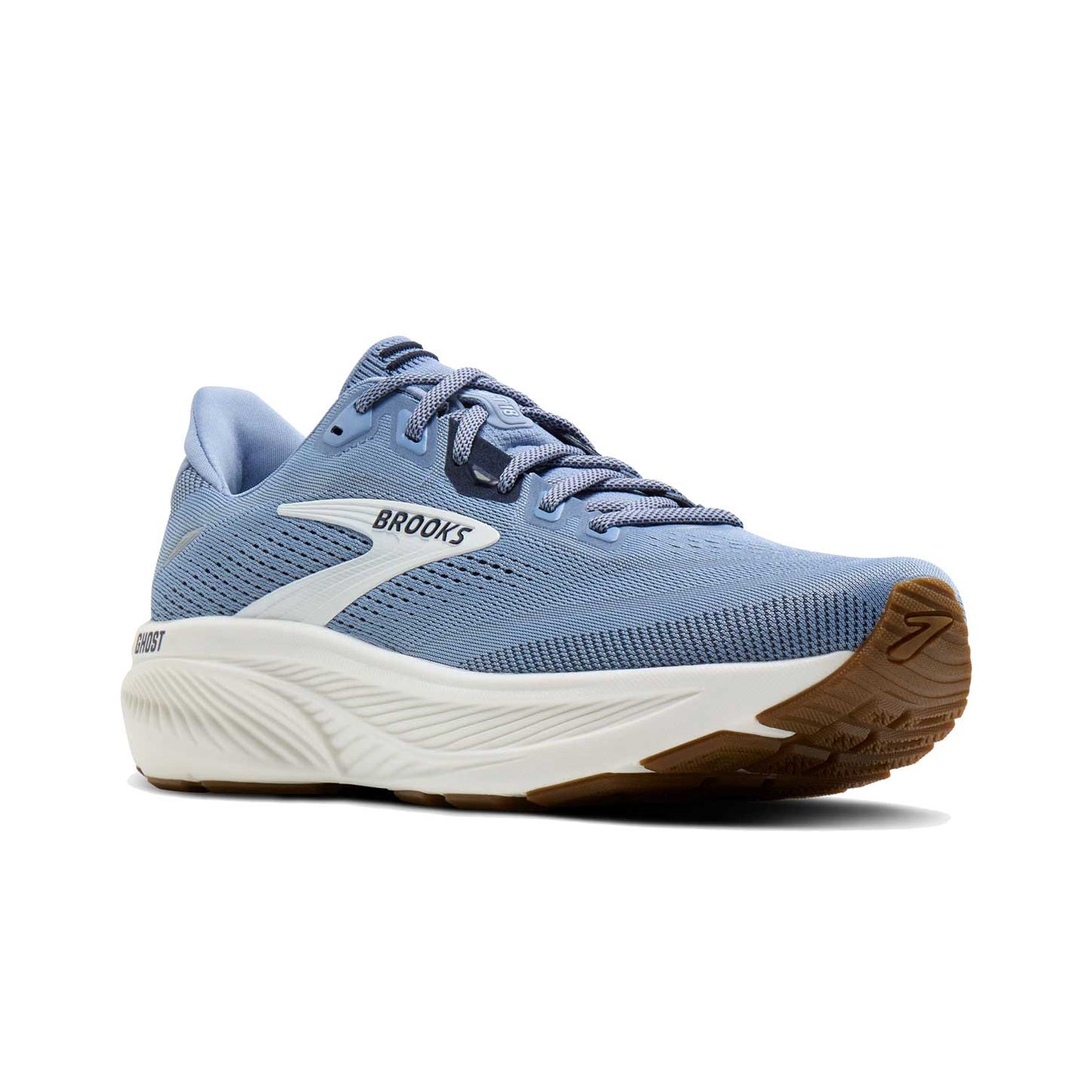 Men's Ghost 18 Running Shoe - Rain Washed/Navy/Coconut - Regular (D)