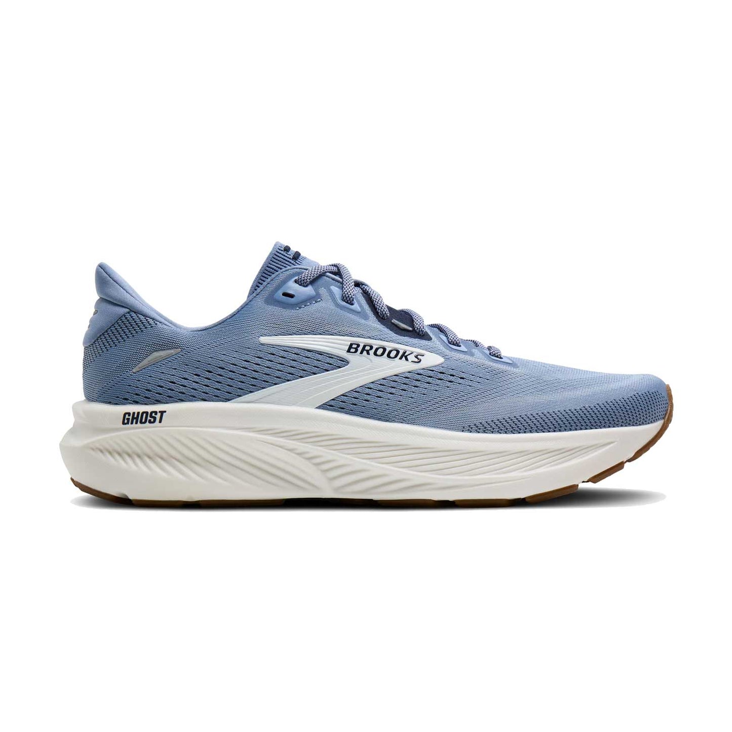 Men's Ghost 18 Running Shoe - Rain Washed/Navy/Coconut - Regular (D)