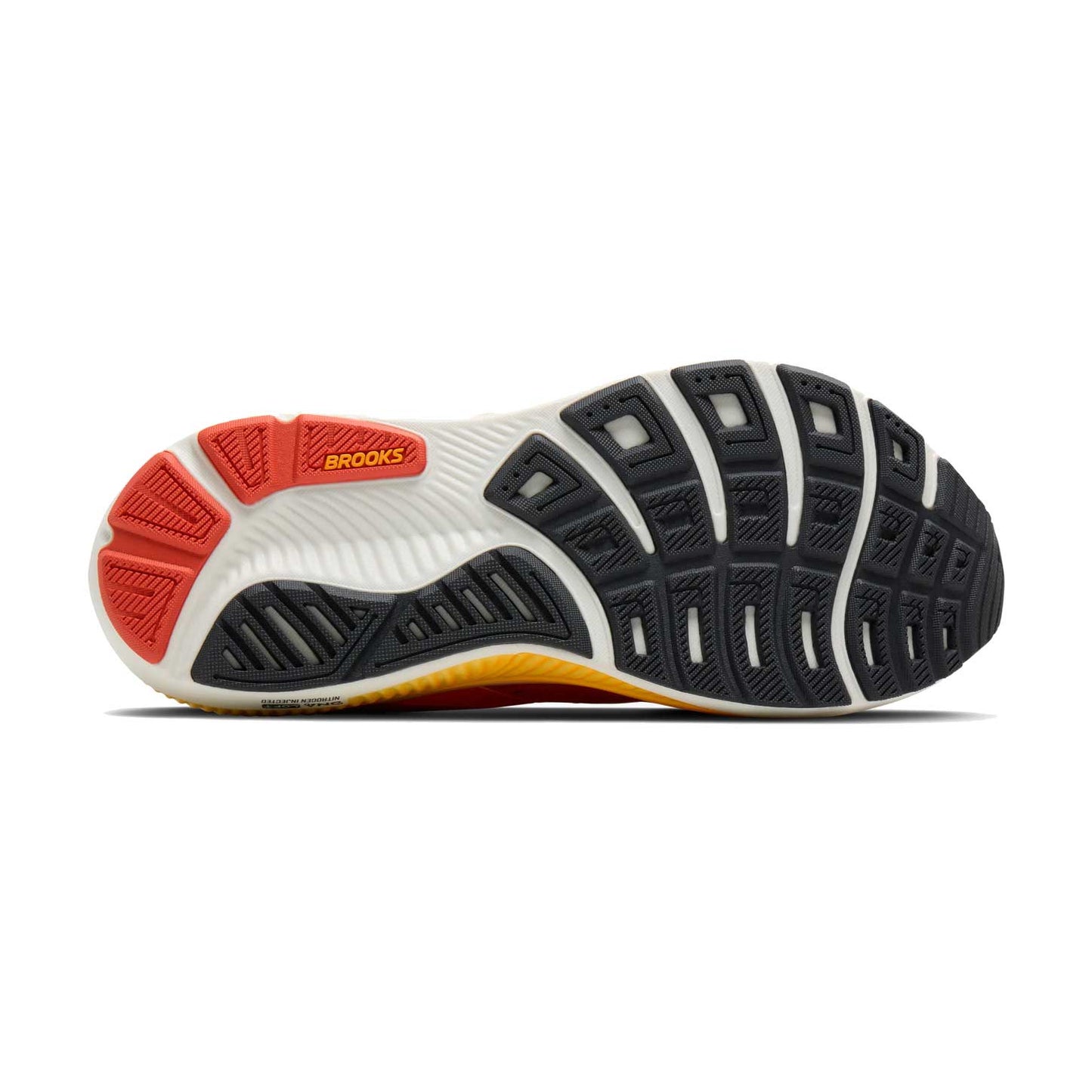 Men's Ghost 18 Running Shoe - Tigerlily/Orange/Pearl - Regular (D)