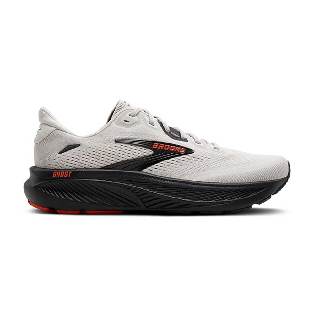 Men's Ghost 18 Running Shoe - Coconut/Pearl/Tigerlily - Extra Wide (4E)