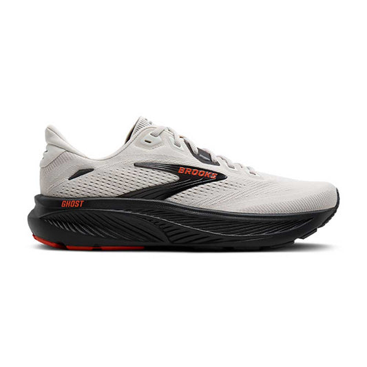 Men's Ghost 18 Running Shoe - Coconut/Pearl/Tigerlily - Extra Wide (4E)