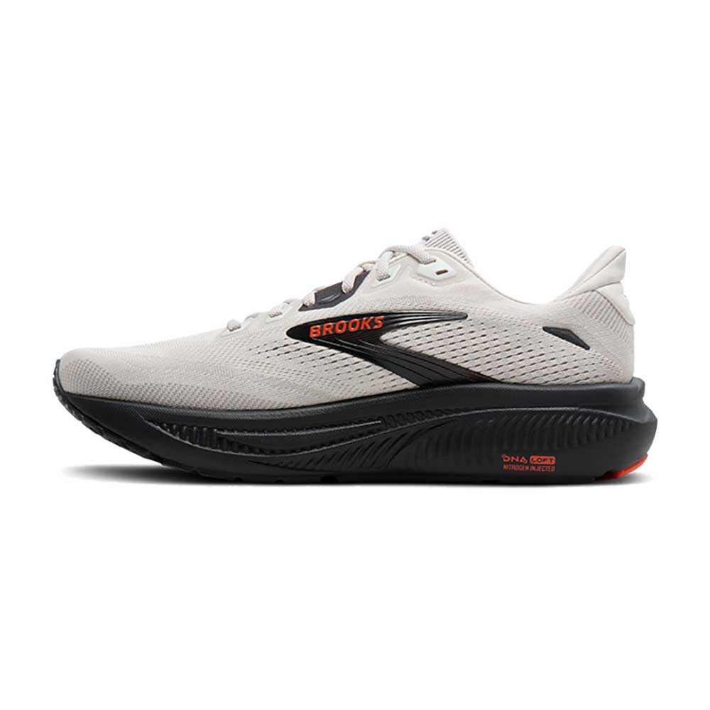 Men's Ghost 18 Running Shoe - Coconut/Pearl/Tigerlily - Extra Wide (4E)