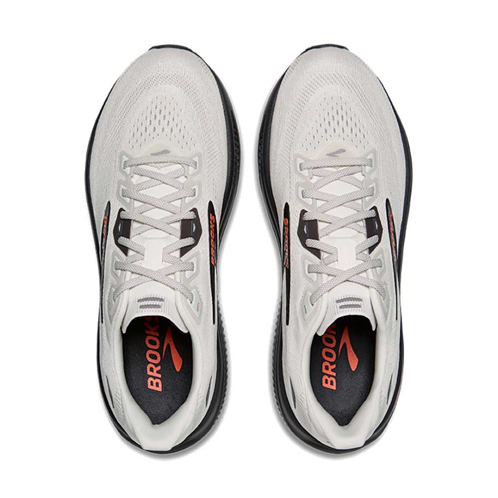 Men's Ghost 18 Running Shoe - Coconut/Pearl/Tigerlily - Extra Wide (4E)