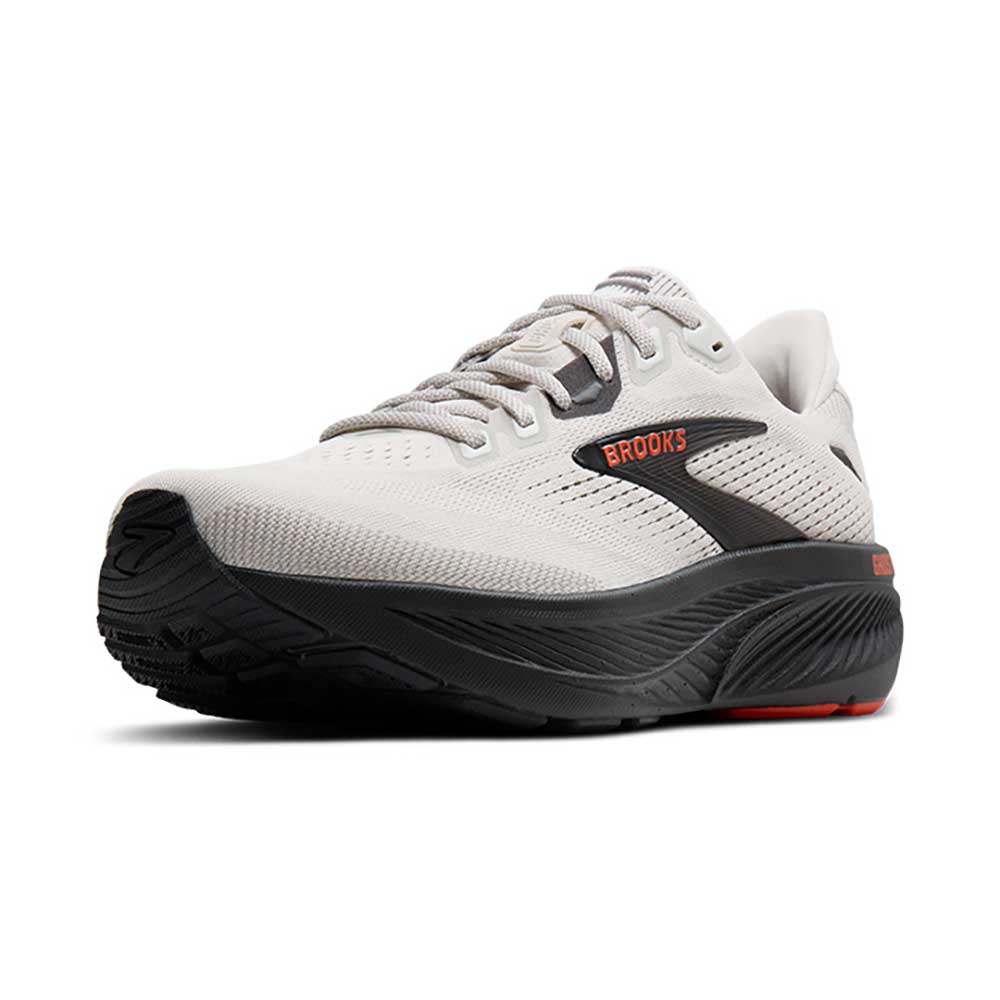 Men's Ghost 18 Running Shoe - Coconut/Pearl/Tigerlily - Extra Wide (4E)