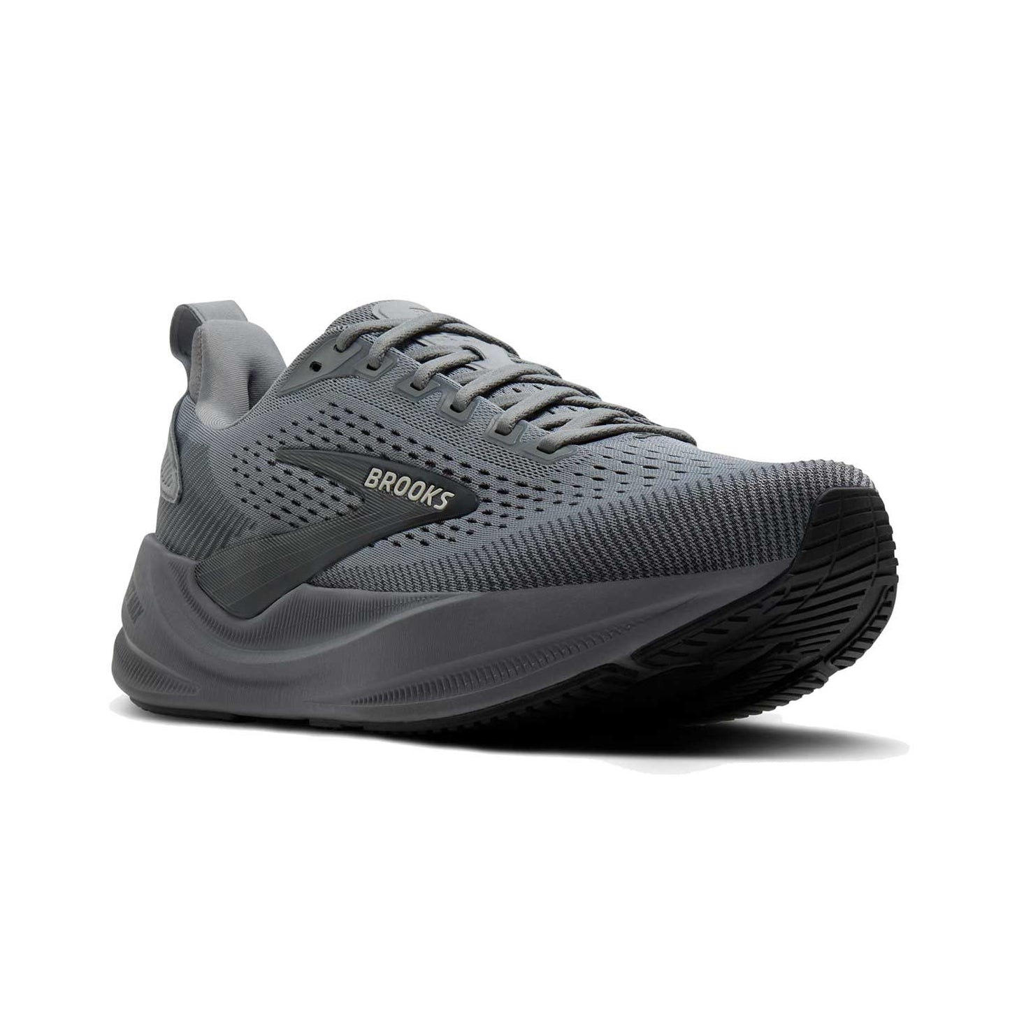 Men's Ghost Max 4 Running Shoe - Grey/Grey/Ebony - Wide (2E)