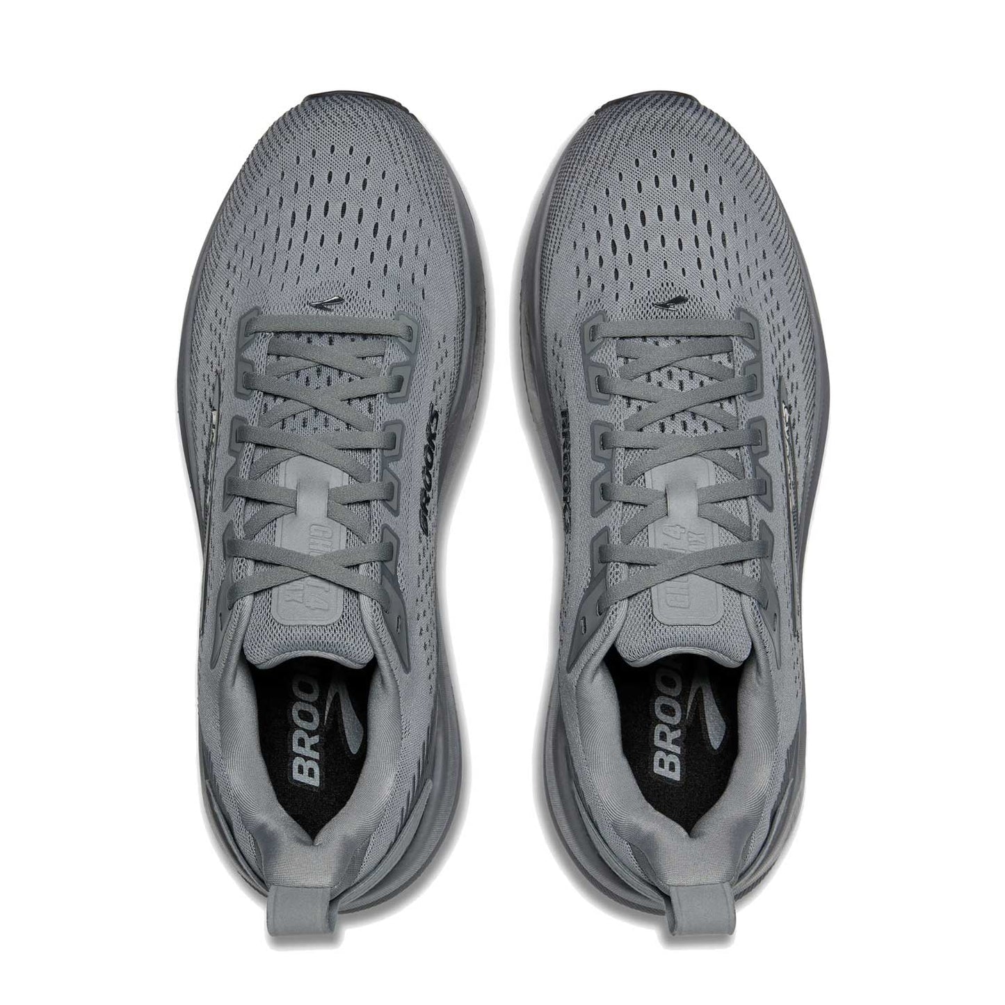 Men's Ghost Max 4 Running Shoe - Grey/Grey/Ebony - Wide (2E)
