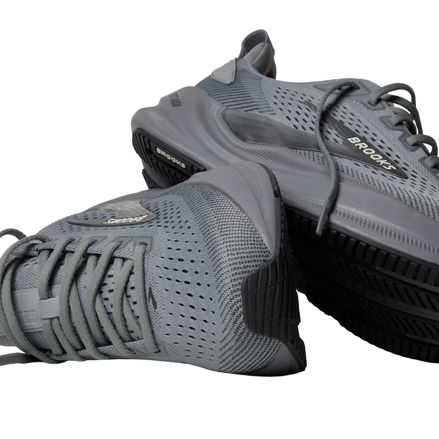 Men's Ghost Max 4 Running Shoe - Grey/Grey/Ebony - Regular (D)