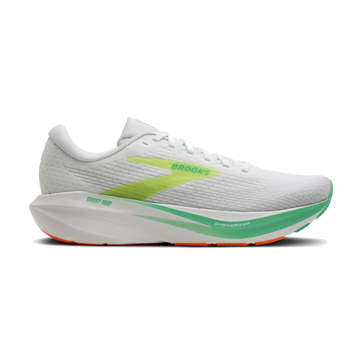 Men's Ghost Amp - White/Paradise Green/Nightlife - Regular (D)