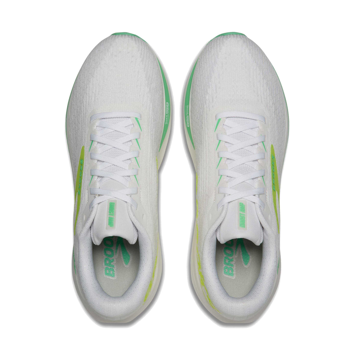 Men's Ghost Amp - White/Paradise Green/Nightlife - Regular (D)