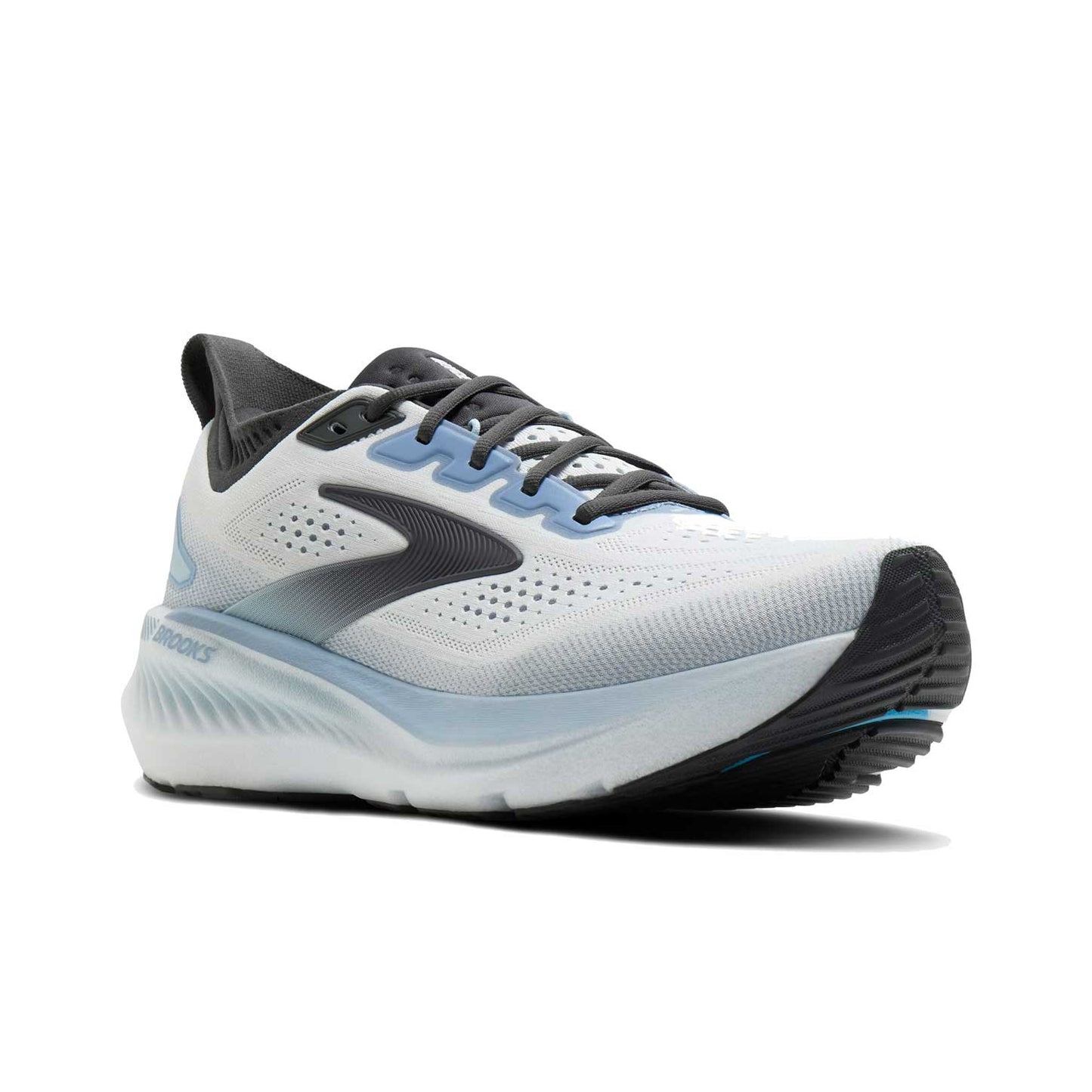 Men's Glycerin GTS 23 Running Shoe - White/Rain/Baltic Sea - Regular (D)