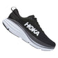 Men's Bondi 8 Running Shoe- Black/White- Wide (2E)