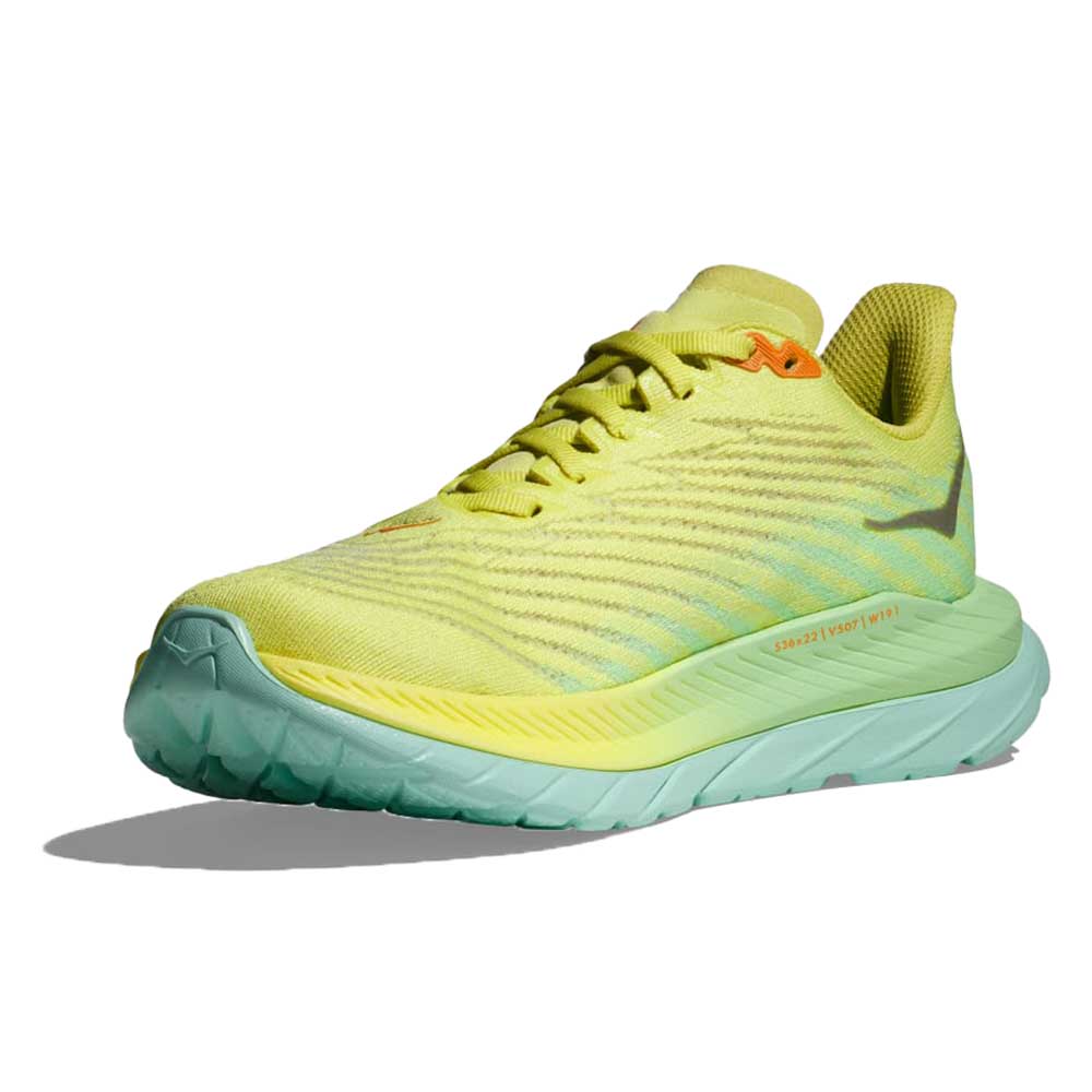 Women's Mach 5 Running Shoe - Citrus Glow/Lime Glow - Regular (B)